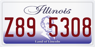 IL license plate Z895308