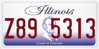 IL license plate Z895313