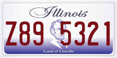 IL license plate Z895321