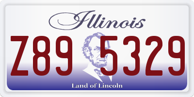 IL license plate Z895329