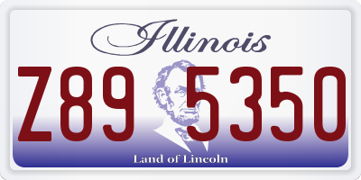 IL license plate Z895350
