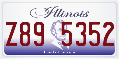 IL license plate Z895352