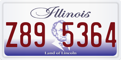 IL license plate Z895364