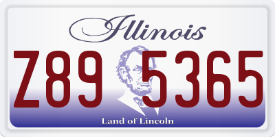 IL license plate Z895365