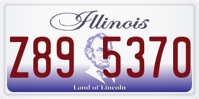 IL license plate Z895370