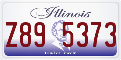 IL license plate Z895373