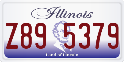 IL license plate Z895379