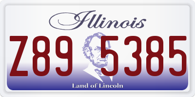 IL license plate Z895385
