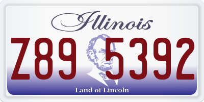 IL license plate Z895392