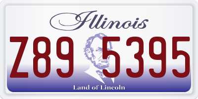 IL license plate Z895395