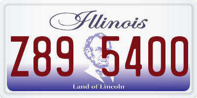 IL license plate Z895400
