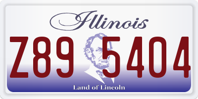 IL license plate Z895404