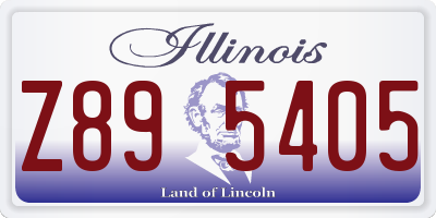 IL license plate Z895405