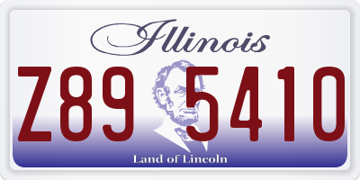 IL license plate Z895410