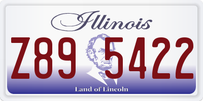 IL license plate Z895422