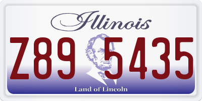 IL license plate Z895435