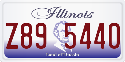 IL license plate Z895440