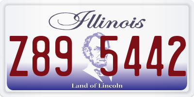 IL license plate Z895442
