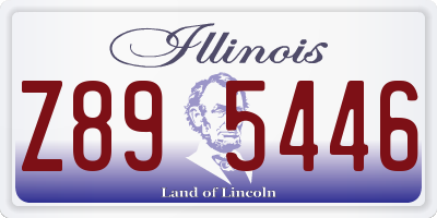 IL license plate Z895446