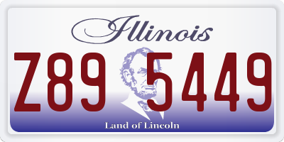 IL license plate Z895449