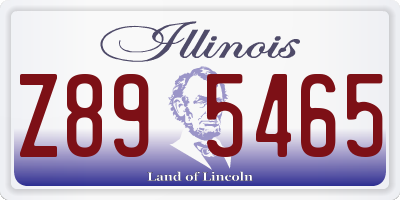 IL license plate Z895465