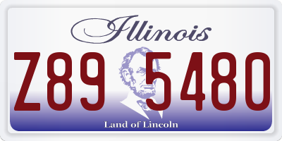 IL license plate Z895480