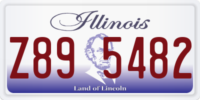IL license plate Z895482