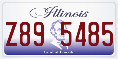 IL license plate Z895485