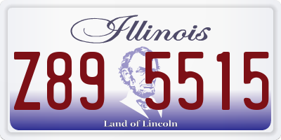 IL license plate Z895515
