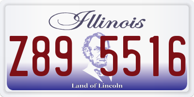 IL license plate Z895516
