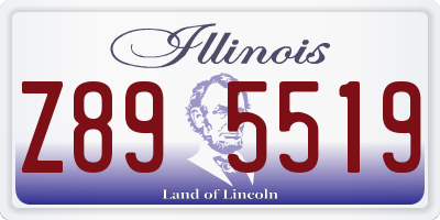 IL license plate Z895519