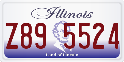 IL license plate Z895524