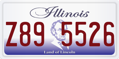 IL license plate Z895526