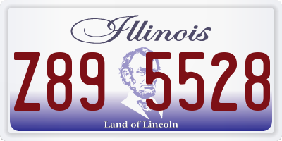 IL license plate Z895528