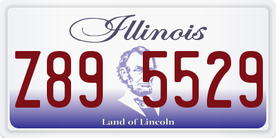 IL license plate Z895529