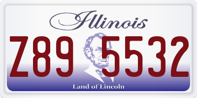 IL license plate Z895532