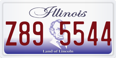 IL license plate Z895544