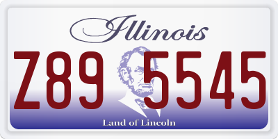 IL license plate Z895545