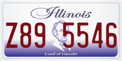IL license plate Z895546