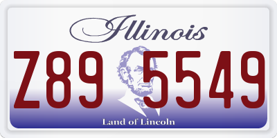 IL license plate Z895549