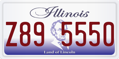 IL license plate Z895550