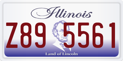 IL license plate Z895561