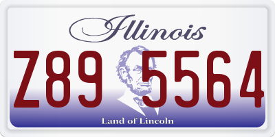 IL license plate Z895564