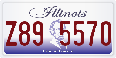 IL license plate Z895570