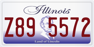 IL license plate Z895572
