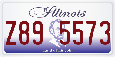 IL license plate Z895573