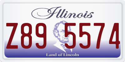 IL license plate Z895574