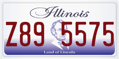 IL license plate Z895575