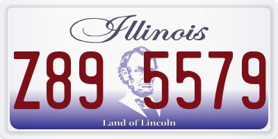 IL license plate Z895579