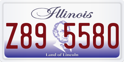 IL license plate Z895580